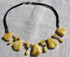 Butterscotch & Honey Necklace with Silver Metal Fittings