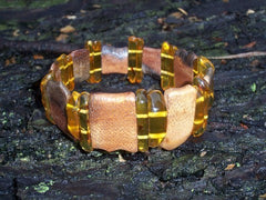 Driftwood Honey Amber Bracelet