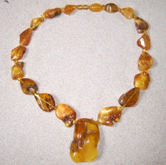 Exclusive Butterscotch Honey Amber Designer Necklace