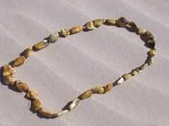 Natural Polished Multi Amber Necklace