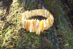 Natural Honey and Butterscotch Amber Bracelet