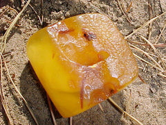 Large Unique Butterscotch Amber Piece