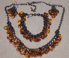 Ancient  Cognac Latvian Copper Set