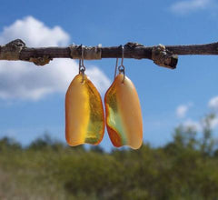 Slab Baltic Honey Earrings